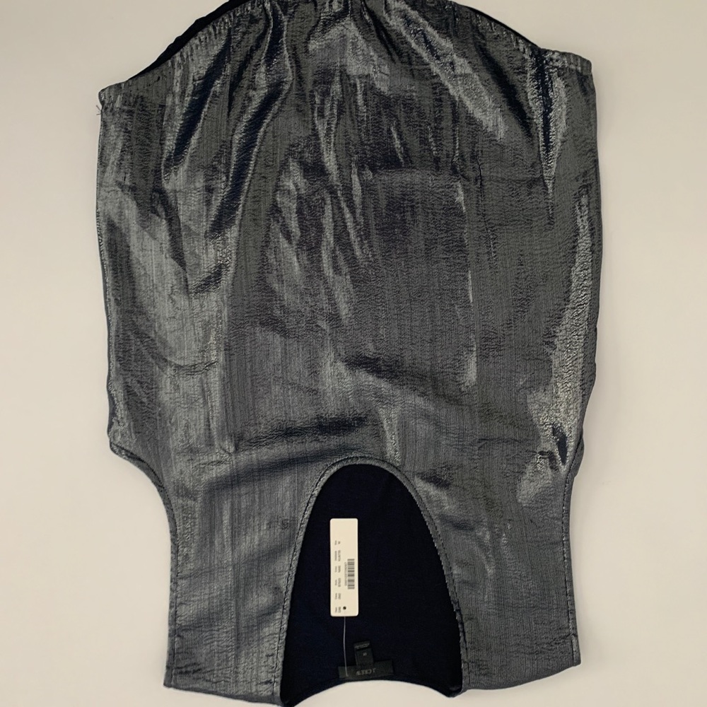Jcrew sleeveless Silver Shirt